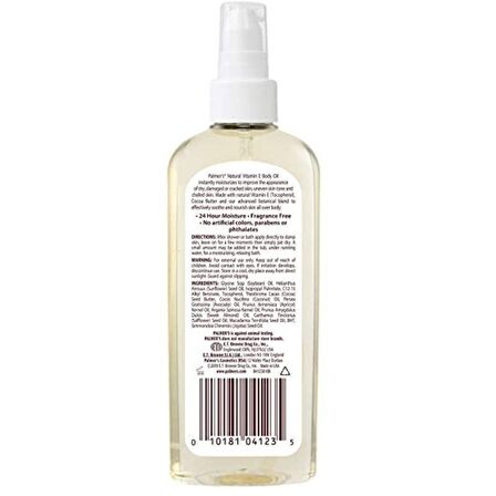 Palmer's Natural Vitamin E Multi-Purpose Body Oil 150 ml Vücut Yağı