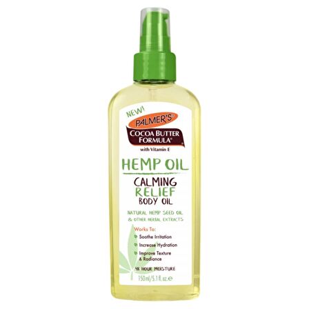 Palmer's Hemp Oil Calming Relief Body Oil 150 ml Rahatlatıcı Vücut Yağı