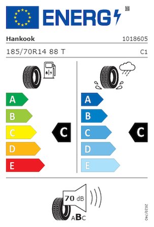 185/70 R14 88T Kinergy Eco2 K435 Oto Yaz Lastiği (Üretim Yılı: 2025)