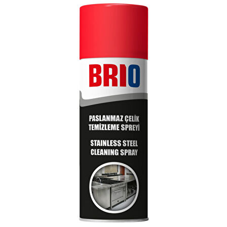 Brio Paslanmaz Çelik Temizleme, Parlatma Spreyi 2'li 400 Ml