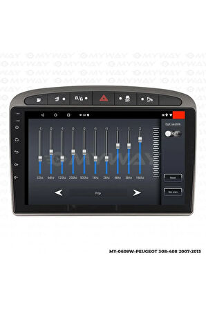 PEUGEOT 308 ANDROİD 12 MULTİMEDYA CARPLAY 2GB RAM+32GB HDD NAVİGASYON EKRAN