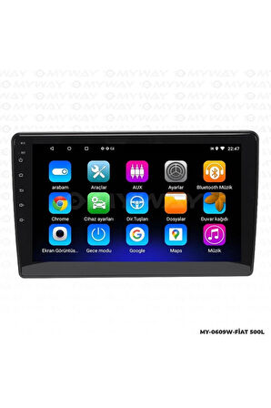 FİAT 500L ANDROİD 12 MULTİMEDYA CARPLAY 2GB RAM+32GB HDD NAVİGASYON EKRAN