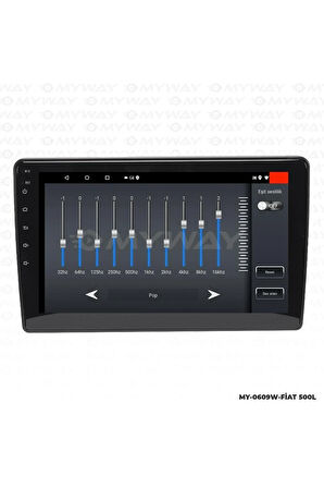 FİAT 500L ANDROİD 12 MULTİMEDYA CARPLAY 2GB RAM+32GB HDD NAVİGASYON EKRAN