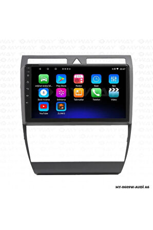 AUDİ A6 ANDROİD 12 MULTİMEDYA CARPLAY 2GB RAM+32GB HDD NAVİGASYON EKRAN