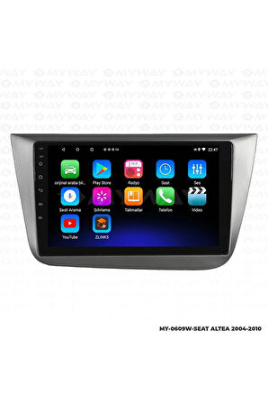 SEAT ALTEA ANDROİD 12 MULTİMEDYA CARPLAY 2GB RAM+32GB HDD NAVİGASYO EKRAN