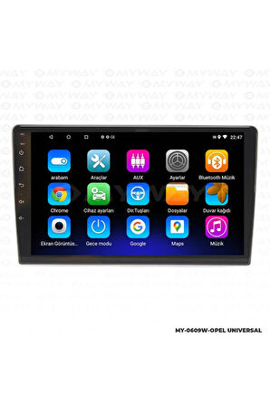 OPEL ASTRA H ANDROİD 12 MULTİMEDYA CARPLAY 2GB RAM+32GB HDD NAVİGASYON OEM EKRAN