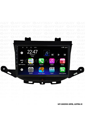 OPEL ASTRA K ANDROİD 12 MULTİMEDYA CARPLAY 2GB RAM+32GB HDD NAVİGASYON EKRAN