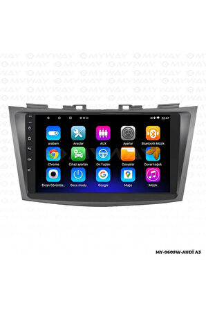 TOYOTA AVENSİS ANDROİD 12 MULTİMEDYA CARPLAY 2GB RAM+32GB HDD 2002-2008 NAVİGASYON EKRAN