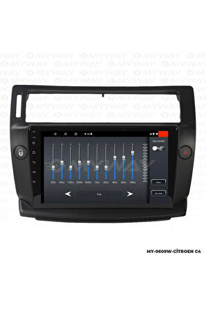 CİTROEN C4 ANDROİD 12 MULTİMEDYA CARPLAY 2GB RAM+32GB HDD NAVİGASYON EKRAN