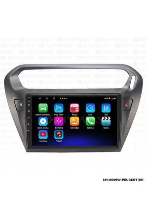 CİTROEN C ELYSEE ANDROİD 12 MULTİMEDYA CARPLAY 2GB RAM+32GB HDD NAVİGASYON EKRAN
