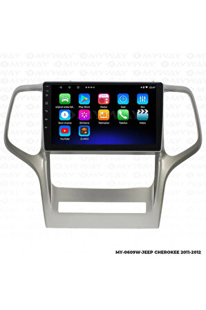 JEEP CHEROKEE ANDROİD 12 MULTİMEDYA CARPLAY 2GB RAM+32GB HDD 2011-2012 NAVİGASYON EKRAN