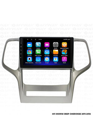 JEEP CHEROKEE ANDROİD 12 MULTİMEDYA CARPLAY 2GB RAM+32GB HDD 2011-2012 NAVİGASYON EKRAN