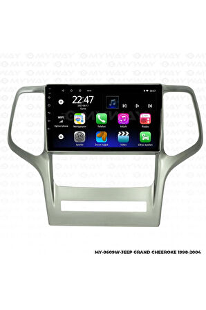 JEEP GRAND CHEROKEE ANDROİD 12 MULTİMEDYA CARPLAY 2GB RAM+32GB HDD1998-2004 NAVİGASYON EKRAN