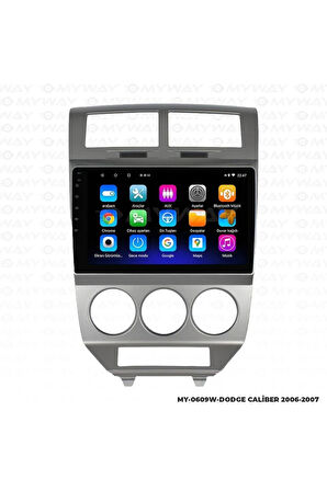 DODGE CALİBER ANDROİD 12 MULTİMEDYA CARPLAY 2GB RAM+32GB HDD NAVİGASYON EKRAN