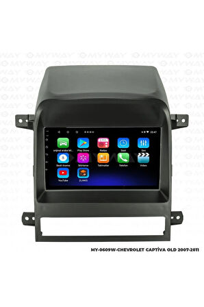 CHEVROLET CAPTİVA ANDROİD 12 MULTİMEDYA CARPLAY 2GB RAM+32GB HDD NAVİGASYON 2007-2011 EKRAN