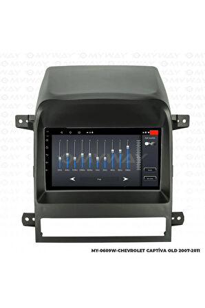 CHEVROLET CAPTİVA ANDROİD 12 MULTİMEDYA CARPLAY 2GB RAM+32GB HDD NAVİGASYON 2007-2011 EKRAN