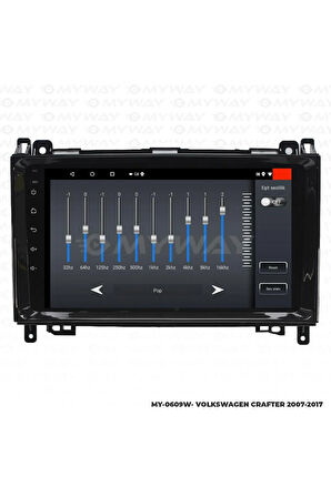 VOLKSWAGEN CRAFTER ANDROİD 12 MULTİMEDYA CARPLAY 2GB RAM+32GB HDD 2007-2017 NAVİGASYON EKRAN