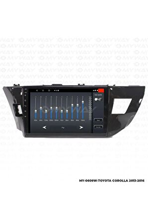 TOYOTA COROLLA ANDROİD 12 MULTİMEDYA CARPLAY 2GB RAM+32GB HDD 2013-2016 NAVİGASYON EKRAN