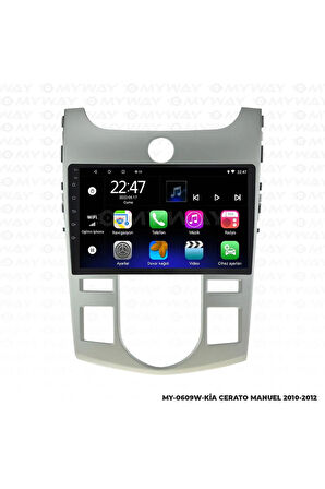 KİA CERATO ANDROİD 12 MULTİMEDYA CARPLAY 2GB RAM+32GB HDD MANUEL NAVİGASYON EKRAN