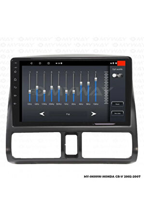 HONDA CR-V ANDROİD 12 MULTİMEDYA CARPLAY 2GB RAM+32GB HDD 2002-2007 NAVİGASYON EKRAN