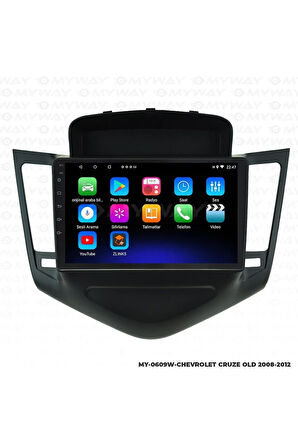 CHEVROLET CRUZE ANDROİD 12 MULTİMEDYA CARPLAY 2GB RAM+32GB HDD NAVİGASYON EKRAN