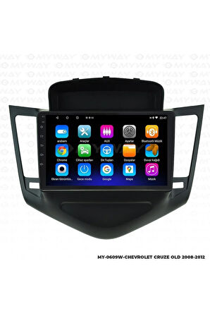 CHEVROLET CRUZE ANDROİD 12 MULTİMEDYA CARPLAY 2GB RAM+32GB HDD NAVİGASYON EKRAN