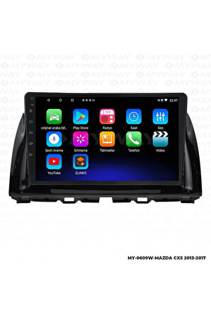 MAZDA 6 CX5 ANDROİD 12 MULTİMEDYA CARPLAY 2GB RAM+32GB HDD NAVİGASYON EKRAN