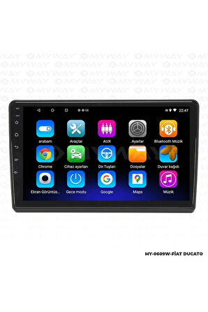 FİAT DUCATO ANDROİD 12 MULTİMEDYA CARPLAY 2GB RAM+32GB HDD NAVİGASYON EKRAN