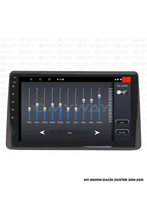 DACİA DUSTER ANDROİD 12 MULTİMEDYA CARPLAY 2GB RAM+32GB HDD 2019-2021 NAVİGASYON EKRAN