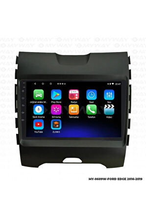 FORD EDGE ANDROİD 12 MULTİMEDYA CARPLAY 2GB RAM+32GB HDD NAVİGASYON EKRAN
