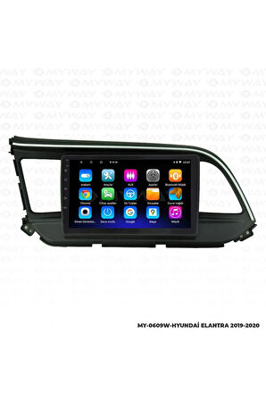 HYUNDAİ ELANTRA ANDROİD Uyumlu 12 MULTİMEDYA CARPLAY 2gb RAM+32gb HDD 2019-2020 NAVİGASYON EKRAN