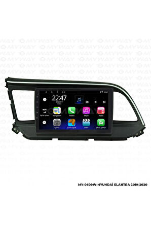 HYUNDAİ ELANTRA ANDROİD Uyumlu 12 MULTİMEDYA CARPLAY 2gb RAM+32gb HDD 2019-2020 NAVİGASYON EKRAN