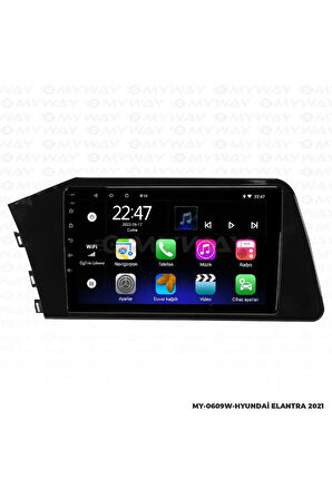 HYUNDAİ ELANTRA ANDROİD 12 MULTİMEDYA CARPLAY 2GB RAM+32GB HDD NAVİGASYON EKRAN