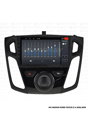 FORD FOCUS 3 ANDROİD 12 MULTİMEDYA CARPLAY 2GB RAM+32GB HDD 2012-2018 NAVİGASYON EKRAN