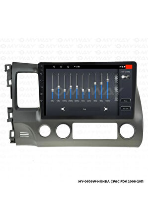 HONDA CİVİC FD6 ANDROİD 12 MULTİMEDYA CARPLAY 2GB RAM+32GB HDD NAVİGASYON EKRAN