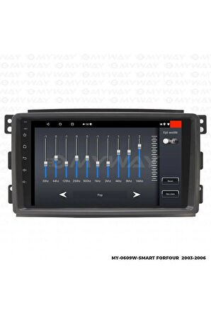 SMART FORFOUR ANDROİD 12 MULTİMEDYA CARPLAY 2GB RAM+32GB HDD NAVİGASYON EKRAN