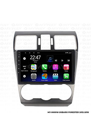 SUBARU FORESTER ANDROİD 12 MULTİMEDYA CARPLAY 2GB RAM+32GB HDD 2012-2018 NAVİGASYON EKRAN