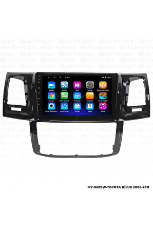 TOYOTA FORTUNER ANDROİD 12 MULTİMEDYA CARPLAY 2GB RAM+32GB HDD NAVİGASYON EKRAN