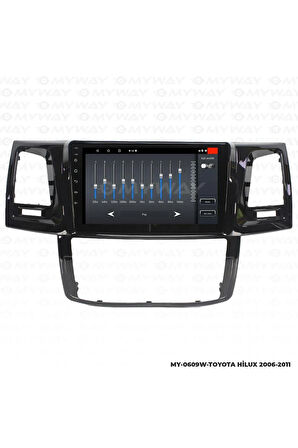 TOYOTA HİLUX ANDROİD 12 MULTİMEDYA CARPLAY 2GB RAM+32GB HDD 2006-2011 NAVİGASYON EKRAN