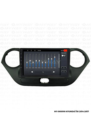 HYUNDAİ İ10 Uyumlu ANDROİD 12 MULTİMEDYA CARPLAY 2GB RAM+32GB HDD 2014-2017 NAVİGASYON EKRAN