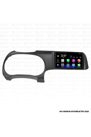 HYUNDAİ İ10 Uyumlu  ANDROİD 12 MULTİMEDYA CARPLAY 2GB RAM+32GB HDD 2020-2021 NAVİGASYON EKRAN