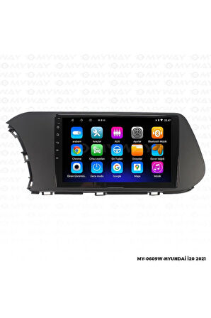 HYUNDAİ İ20 ANDROİD 12 MULTİMEDYA CARPLAY 2gb RAM+32gb HDD 2021 NAVİGASYON EKRAN