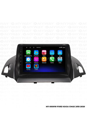 FORD KUGA ANDROİD 12 MULTİMEDYA CARPLAY 2GB RAM+32GB HDD NAVİGASYON EKRAN