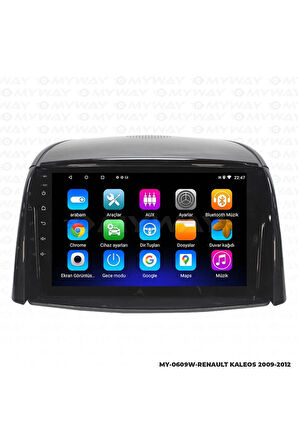 RENAULT KALEOS ANDROİD 12 MULTİMEDYA CARPLAY 2GB RAM+32GB HDD NAVİGASYON EKRAN