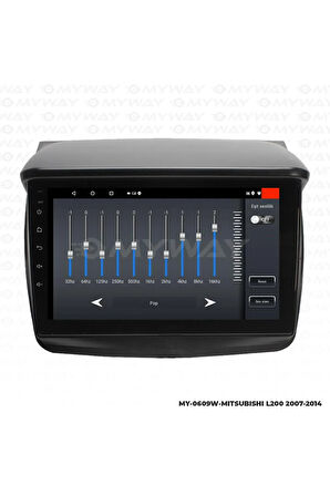 MİTSUBİSHİ L200 ANDROİD 12 MULTİMEDYA CARPLAY 2GB RAM+32GB HDD 2007-2014 NAVİGASYON EKRAN