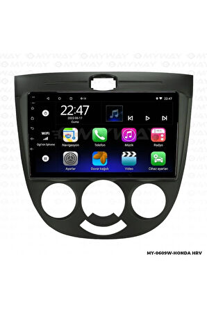 CHEVROLET LACETTİ ANDROİD 12 MULTİMEDYA CARPLAY 2GB RAM+32GB HDD NAVİGASYON EKRAN