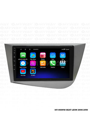 SEAT LEON ANDROİD 12 MULTİMEDYA CARPLAY 2GB RAM+32GB HDD 2006-2010 NAVİGASYON EKRAN