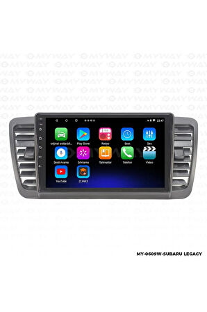 SUBARU LEGACY ANDROİD 12 MULTİMEDYA CARPLAY 2GB RAM+32GB HDD 2004-2009 NAVİGASYON EKRAN