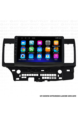 MİTSUBİSHİ LANCER ANDROİD 12 MULTİMEDYA CARPLAY 2GB RAM+32GB HDD NAVİGASYON EKRAN
