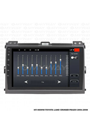 TOYOTA LAND CRUSİER PRADO ANDROİD 12 MULTİMEDYA CARPLAY 2GB RAM+32GB HDD 2004-2008 NAVİGASYON EKRAN